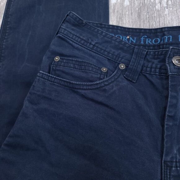 3 for $30: prana Pants Mens 28x32 Navy Blue Outdoor Hiking Stretch Jeans - Picture 5 of 11